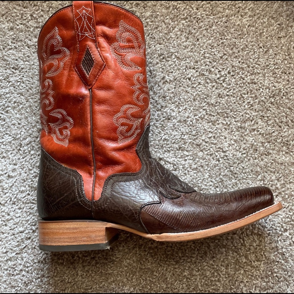 J.B. Dillon Lizard Skin Boots